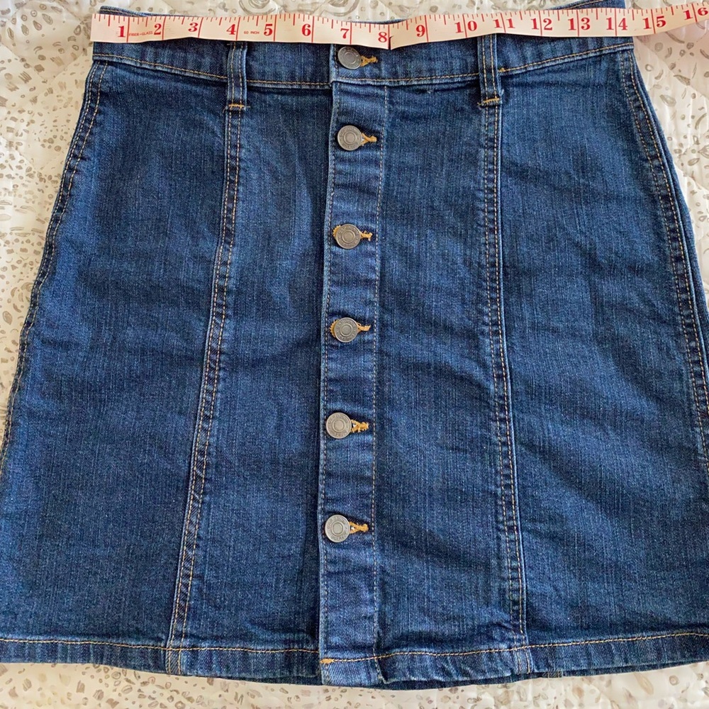 Gap button down skirt Sz 0/25
